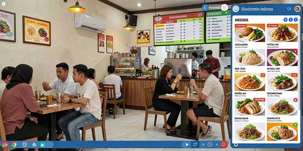 Tampilan antarmuka permainan yang menarik.