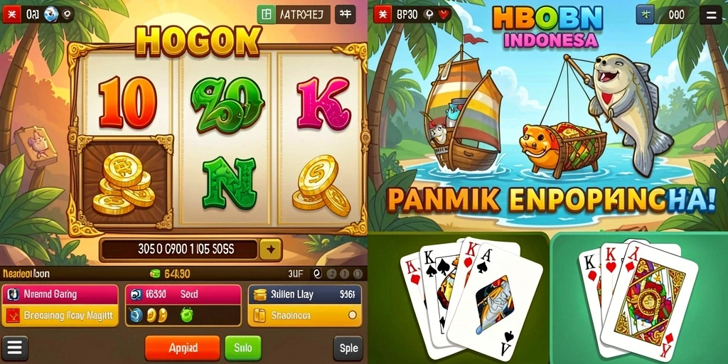 Tampilan interface utama 777ZX yang menarik.