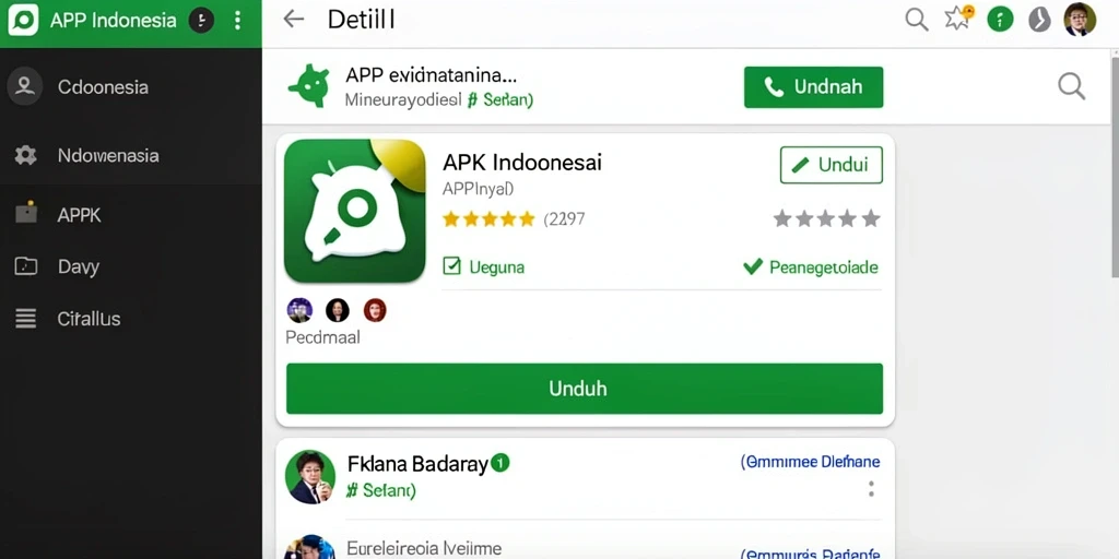 Tampilan karakter yang menarik.