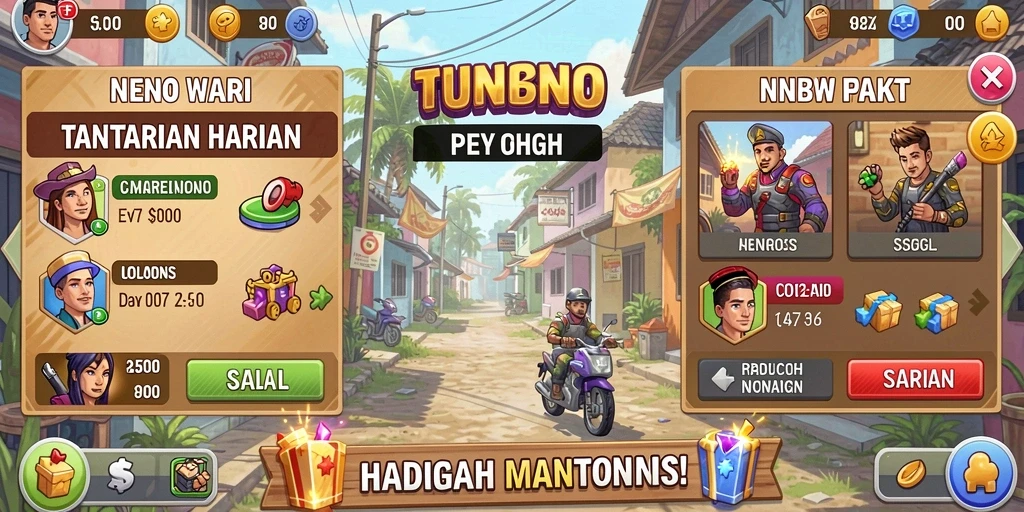 Tampilan antarmuka yang menarik dan modern.