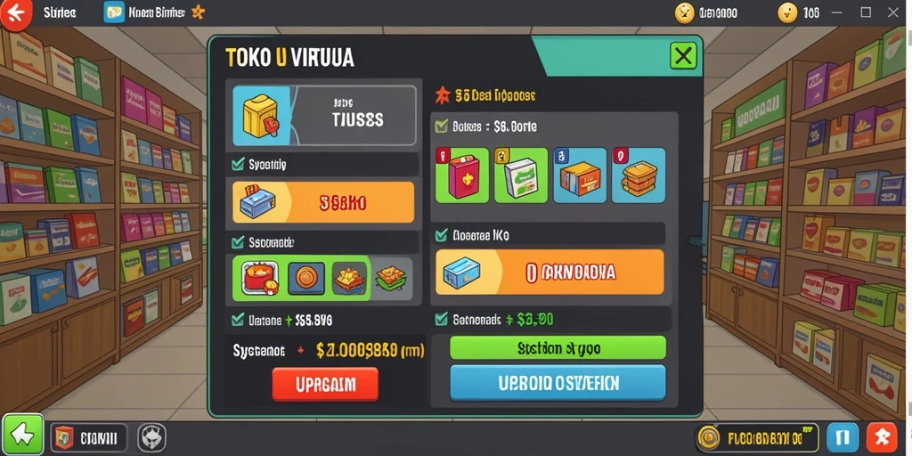 Tampilan menu utama game yang menarik.