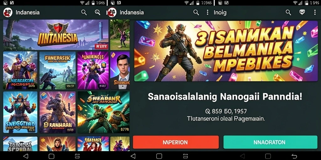 Tampilan antarmuka utama yang menarik dan mudah dinavigasi.