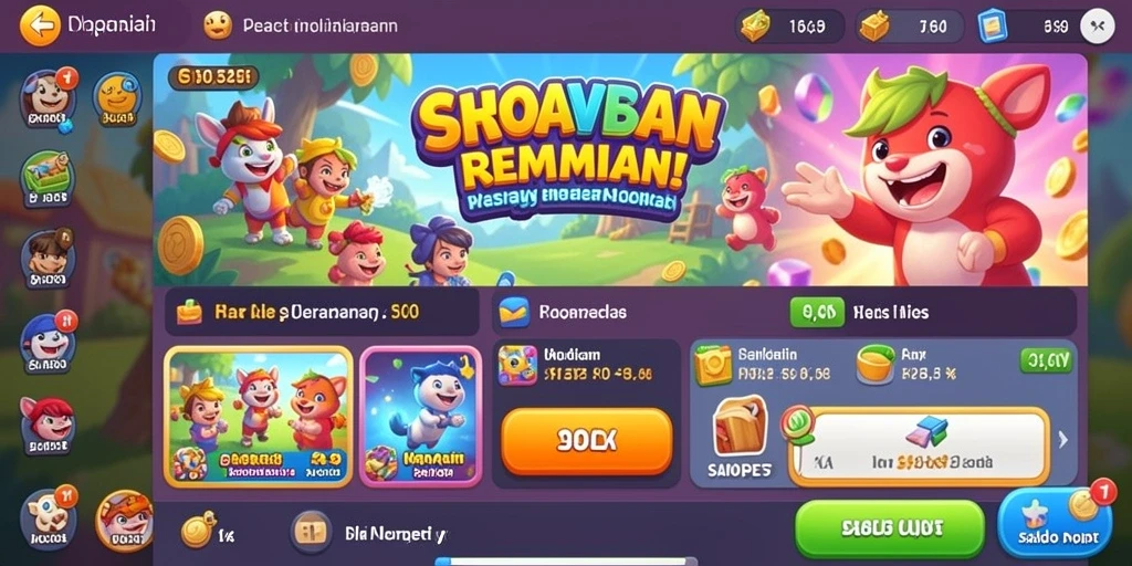Screenshot menunjukkan aksi seru karakter dalam pertempuran.