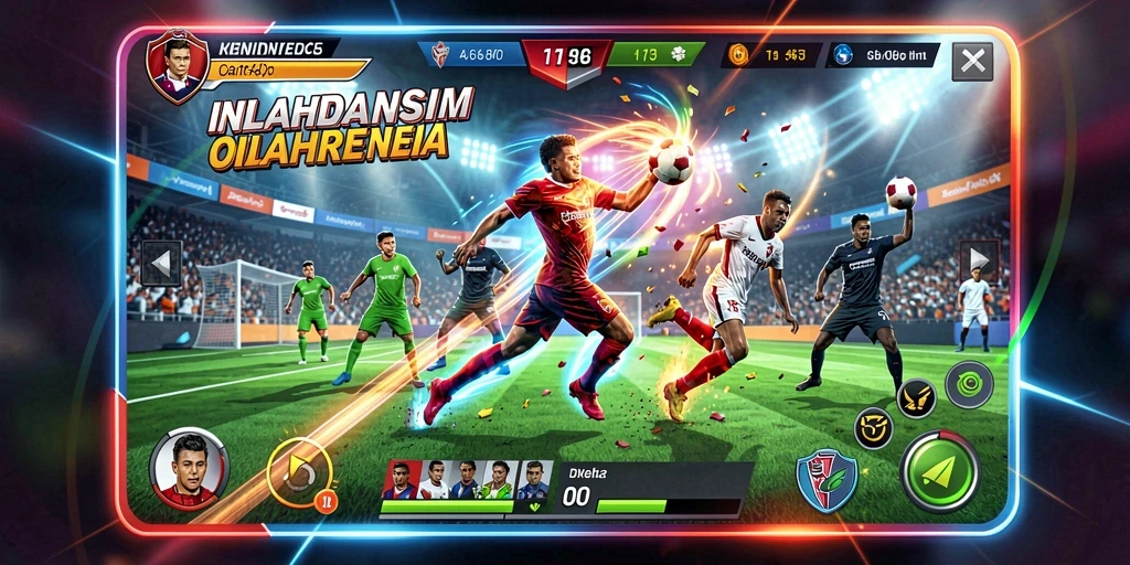 Tampilan awal game yang menarik dan penuh warna.