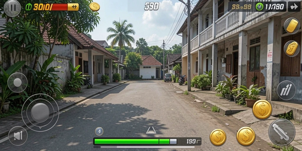 Screenshot menunjukkan tampilan antarmuka yang menarik.